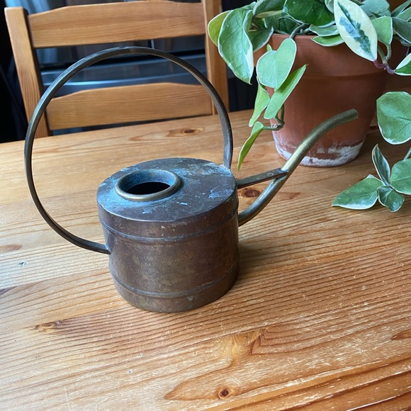 Vintage Brass Watering Tin
